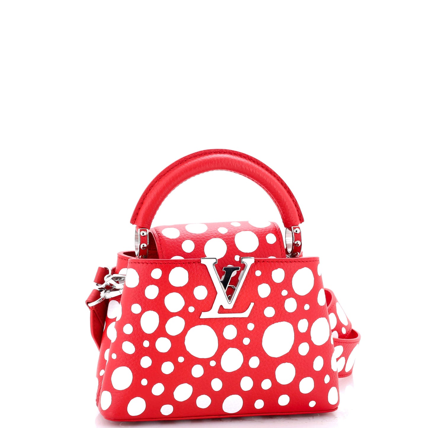 Capucines Bag Yayoi Kusama Infinity Dots Taurillon Leather Mini