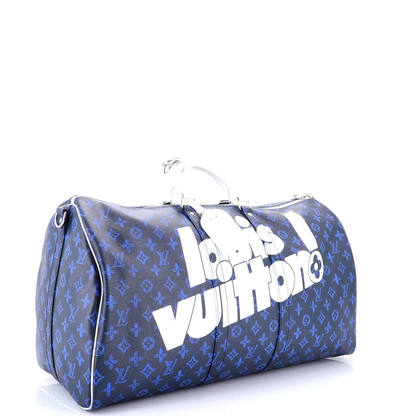 Keepall Bandouliere Bag Everyday Signature Vintage Monogram Canvas 55