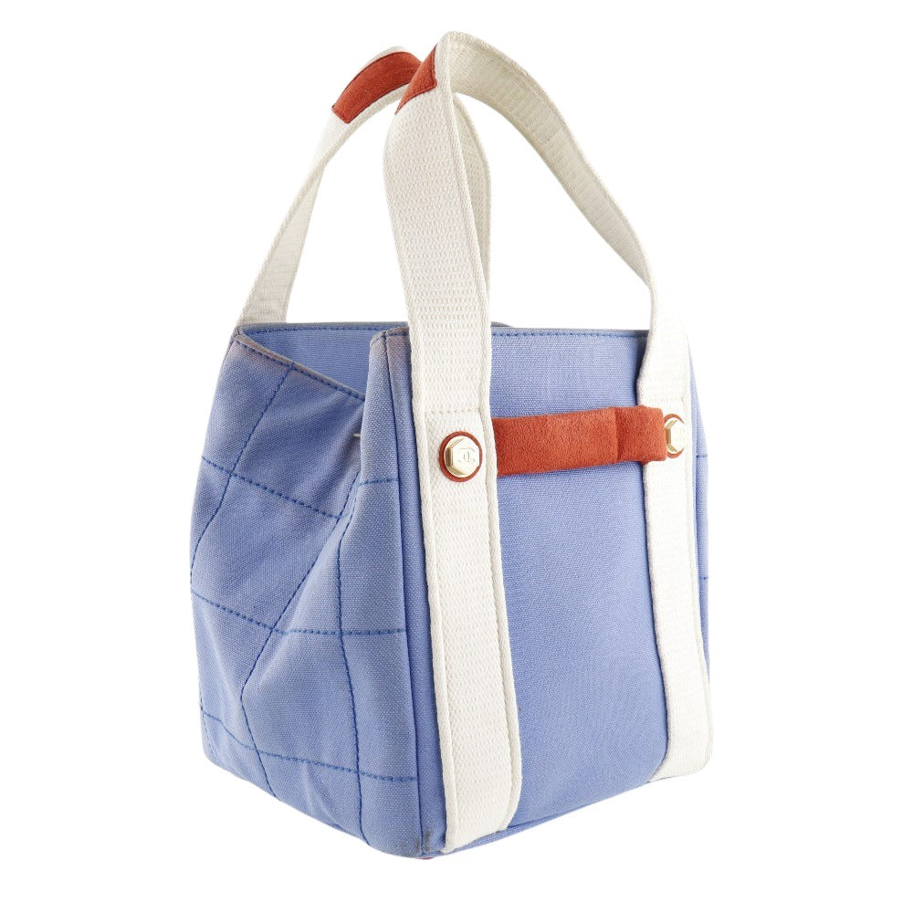 Chanel Blue Canvas  handbag bag