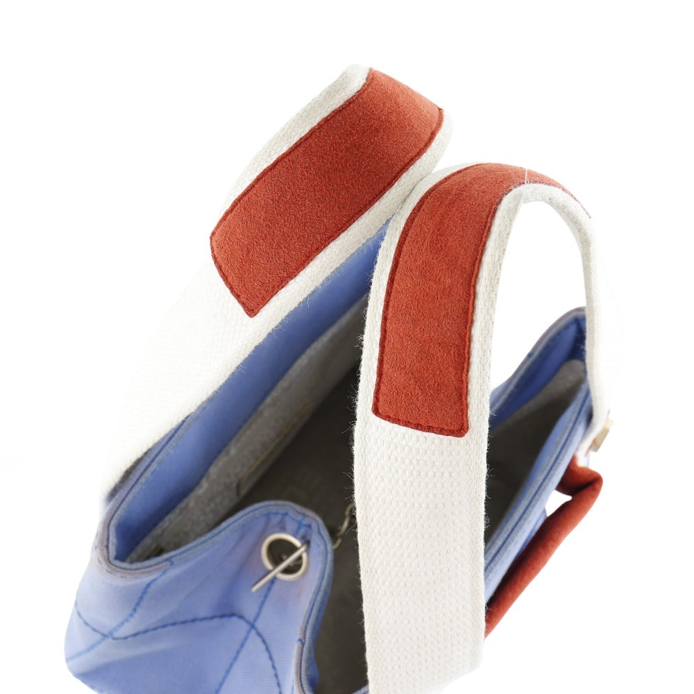 Chanel Blue Canvas  handbag bag