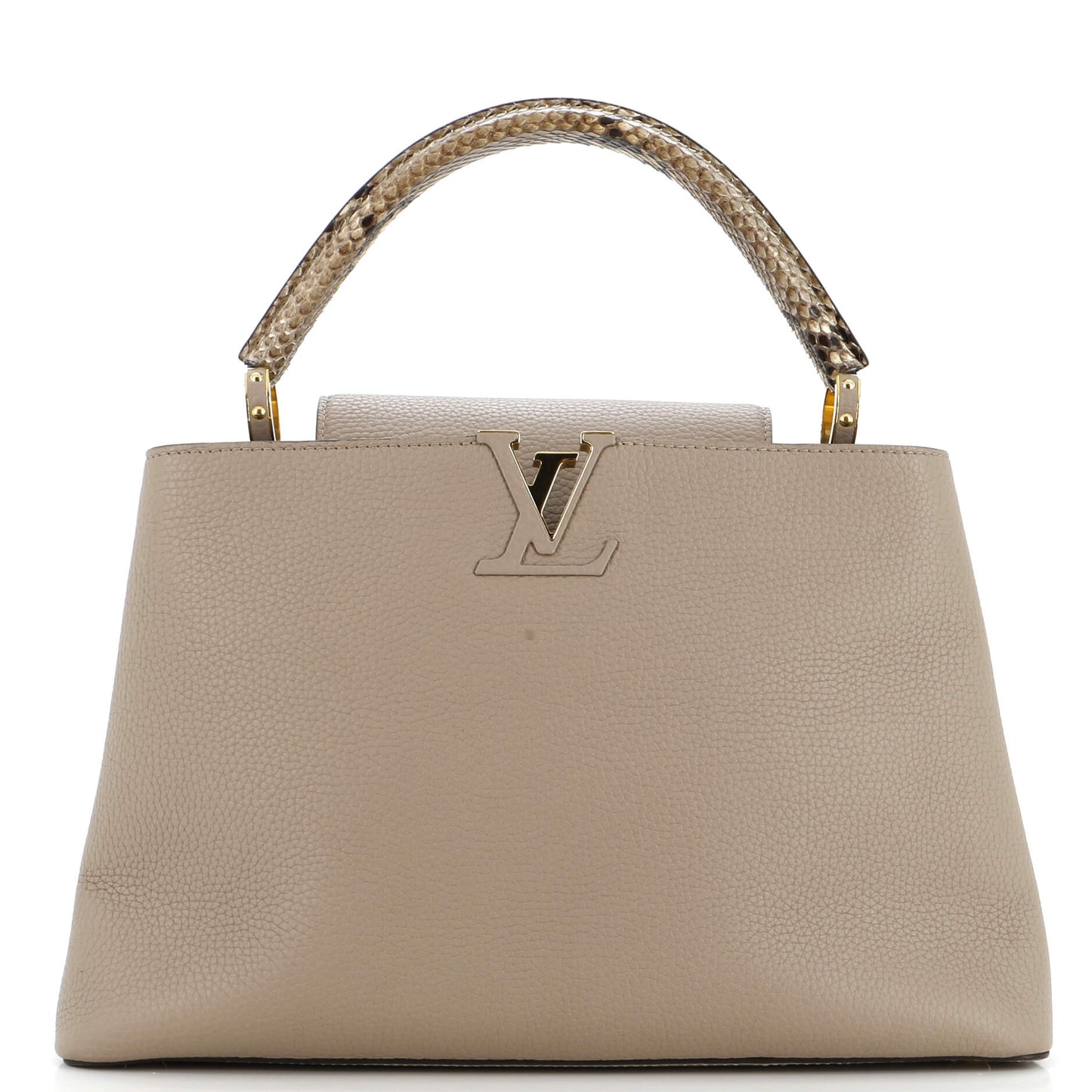 Capucines Bag Leather with Python MM