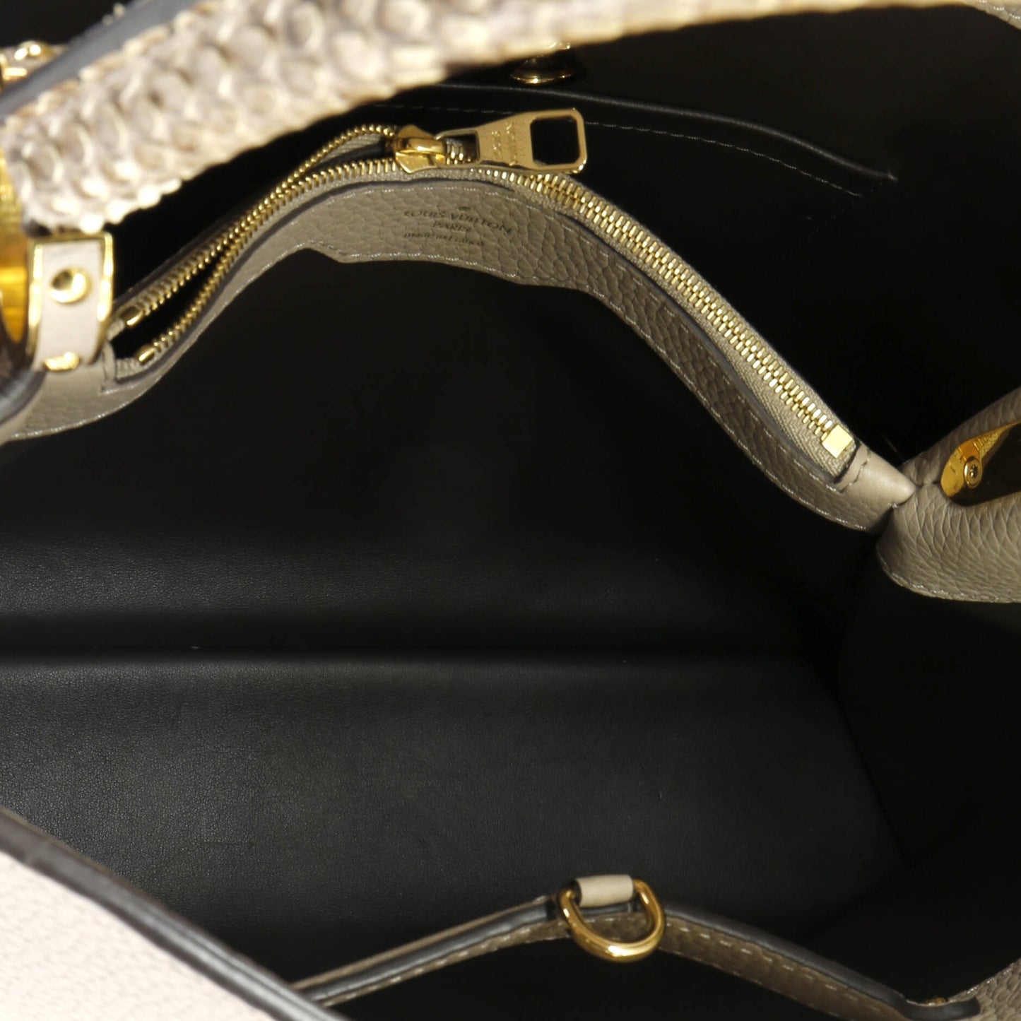 Capucines Bag Leather with Python MM