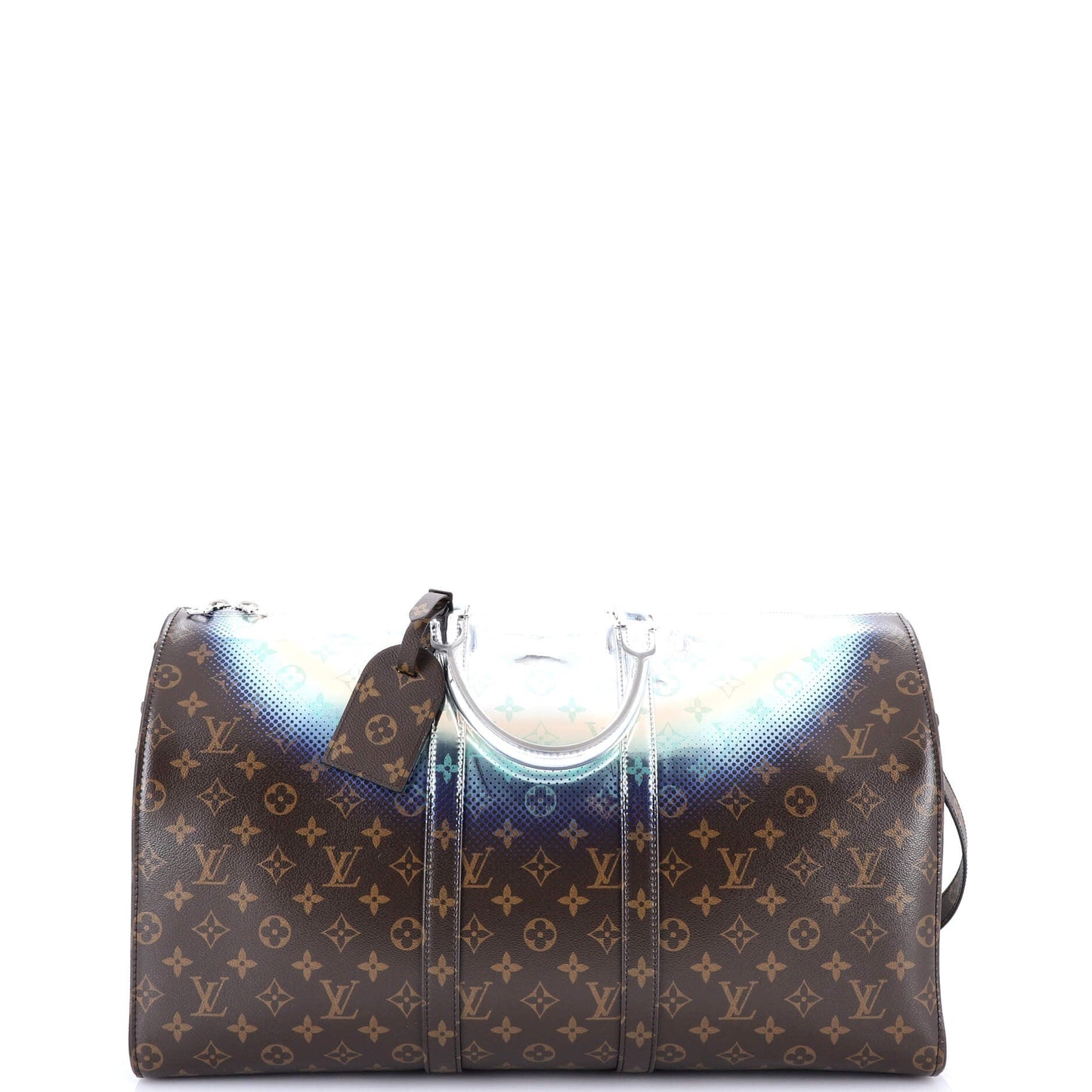 Keepall Bandouliere Bag Limited Edition Metallic Nebula Monogram Canvas 50