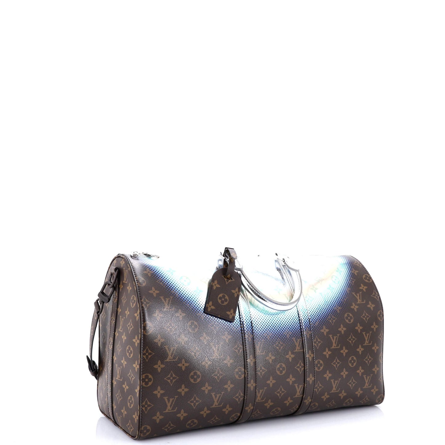 Keepall Bandouliere Bag Limited Edition Metallic Nebula Monogram Canvas 50