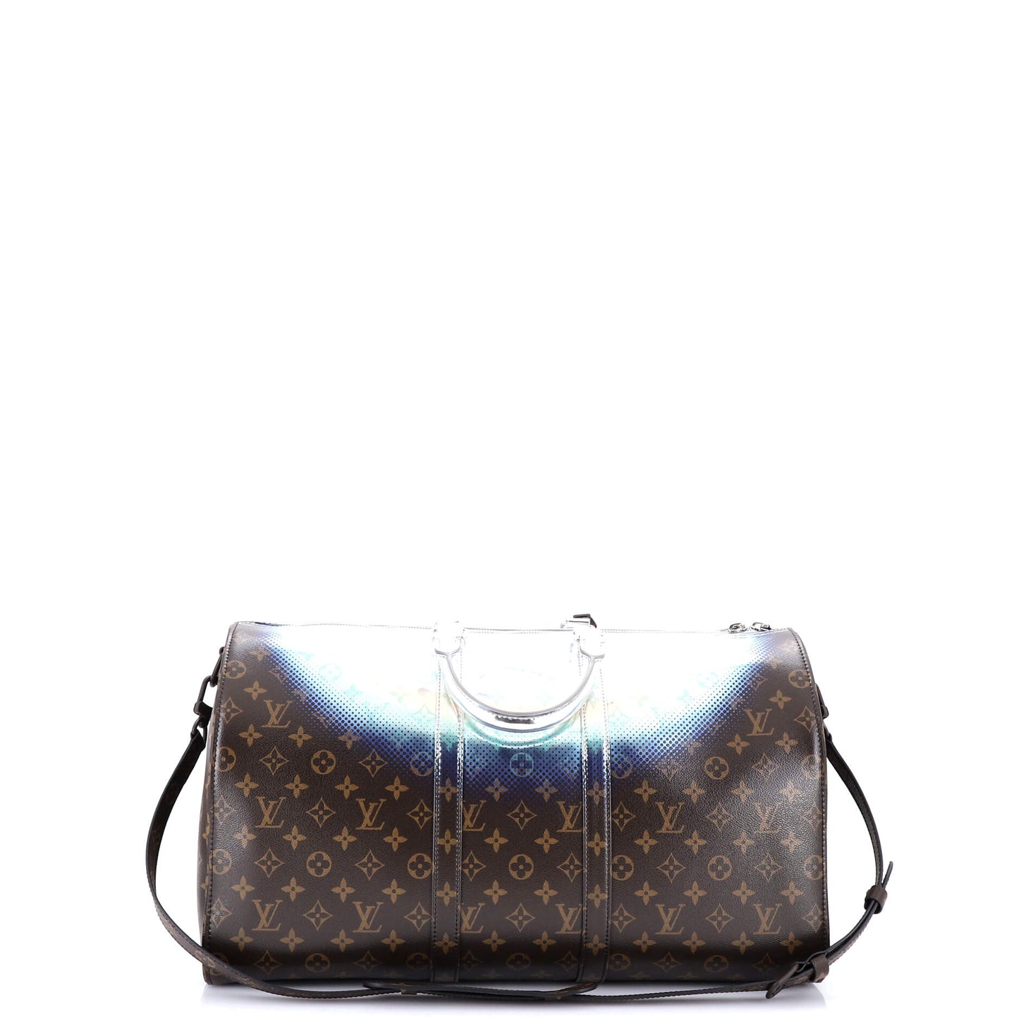 Keepall Bandouliere Bag Limited Edition Metallic Nebula Monogram Canvas 50