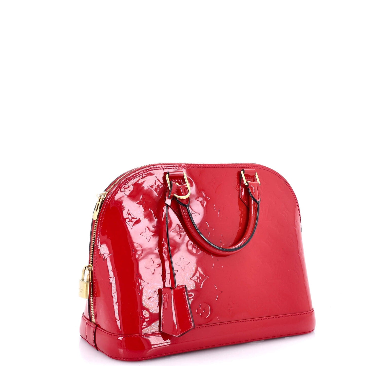 Alma Handbag Monogram Vernis PM