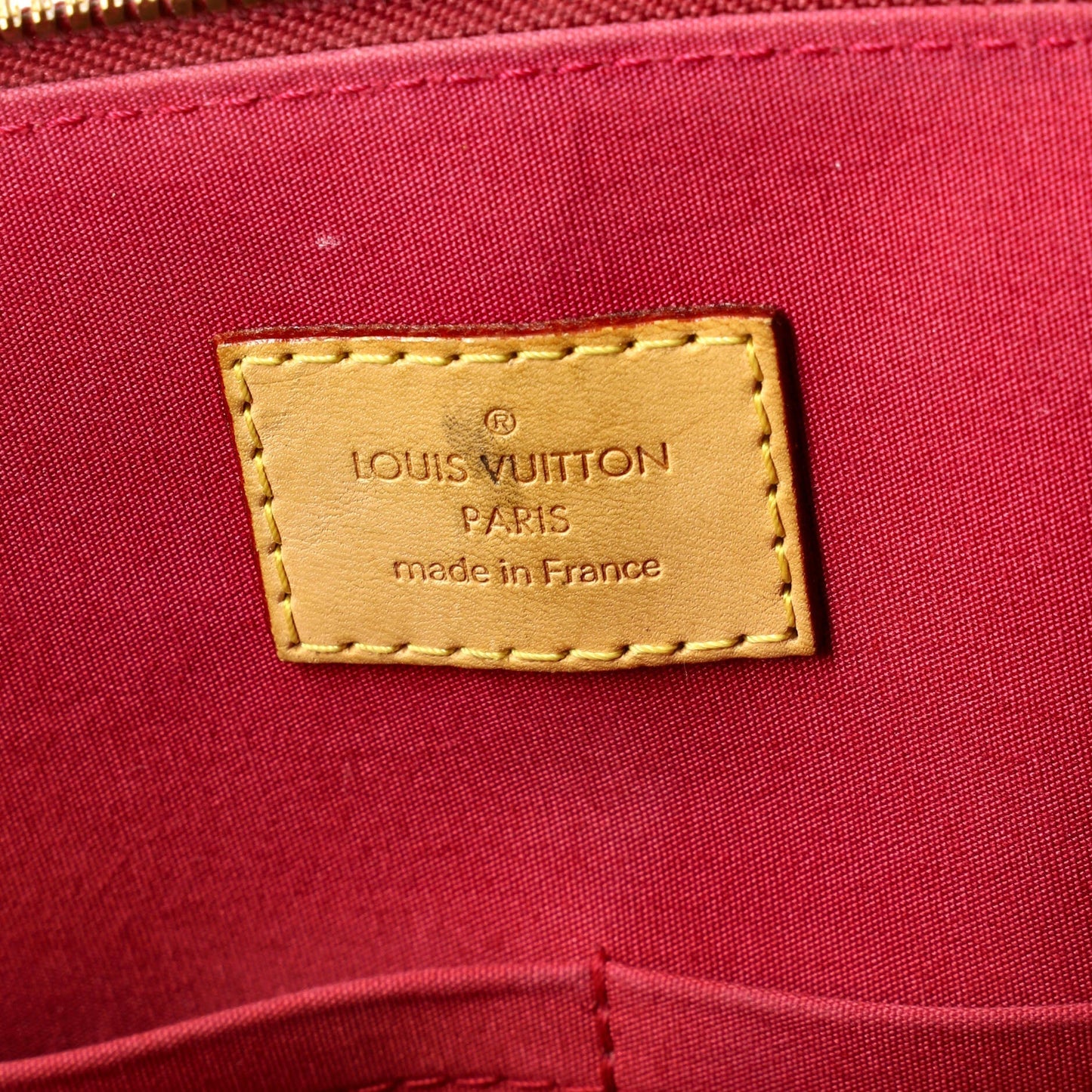 Alma Handbag Monogram Vernis PM