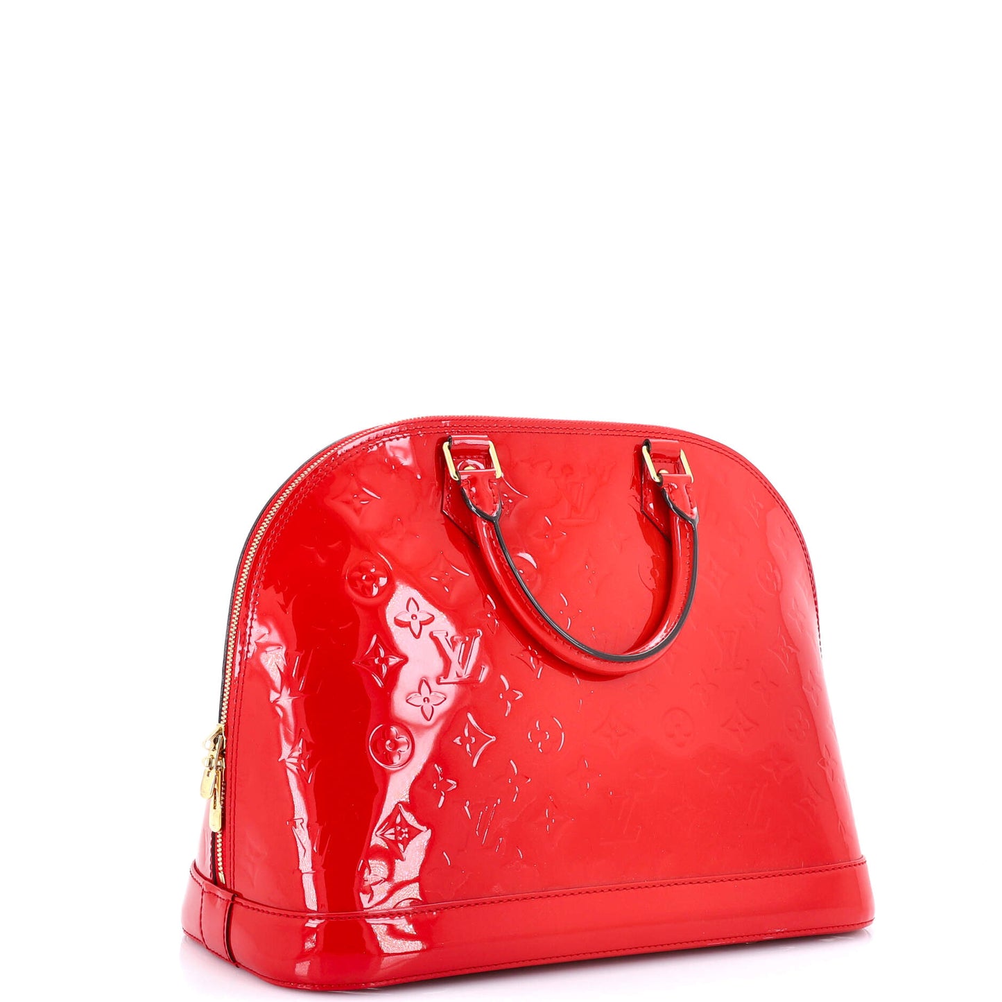 Alma Handbag Monogram Vernis MM