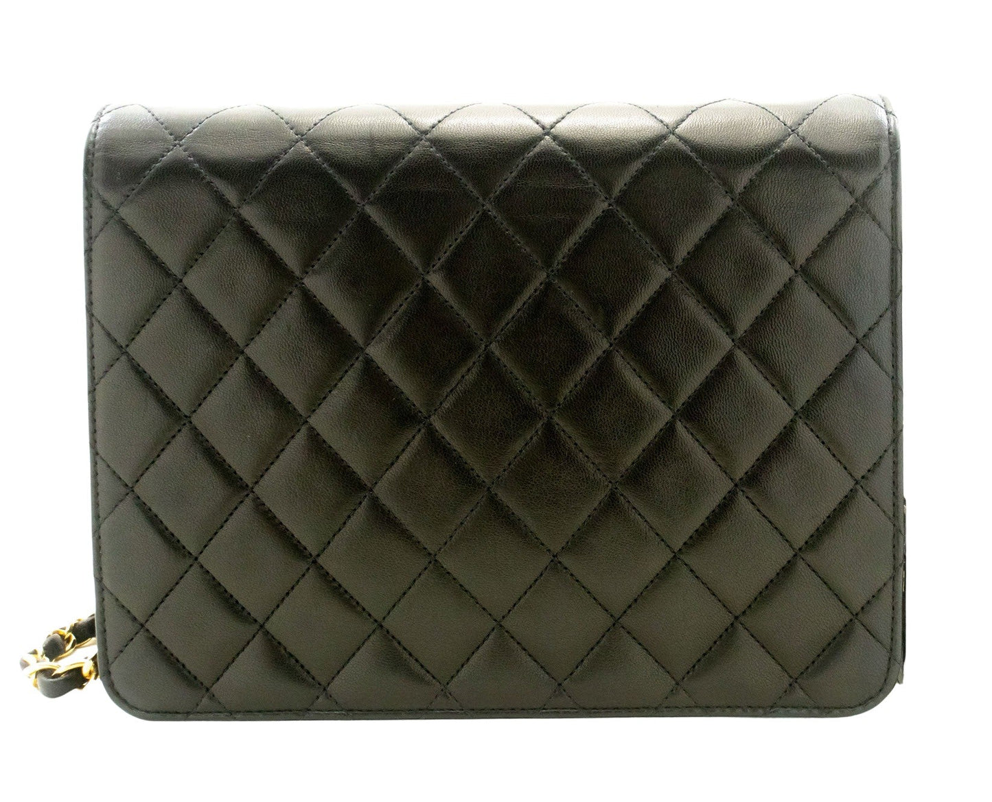 Chanel Black Leather Shoulder Bag ()