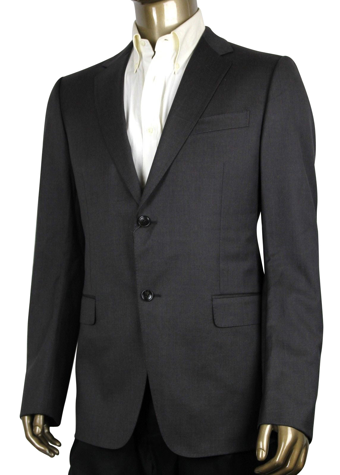 Gucci Men's Signoria Dark Brown Wool 2 Buttons Jacket