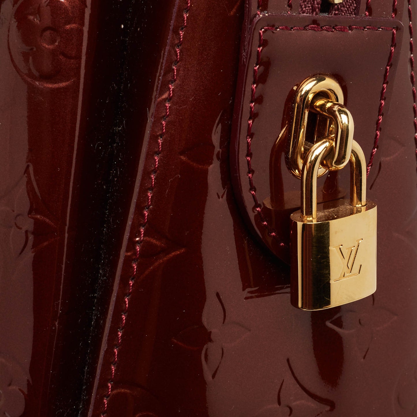 Louis Vuitton Rouge Fauviste Monogram Vernis Melrose Avenue Bag