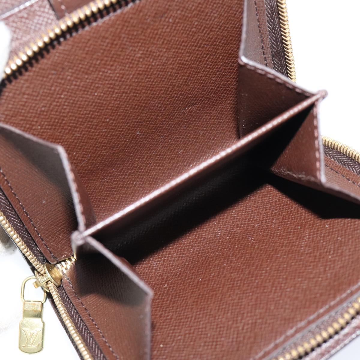 Louis Vuitton Compact Zip  Canvas Wallet  ()