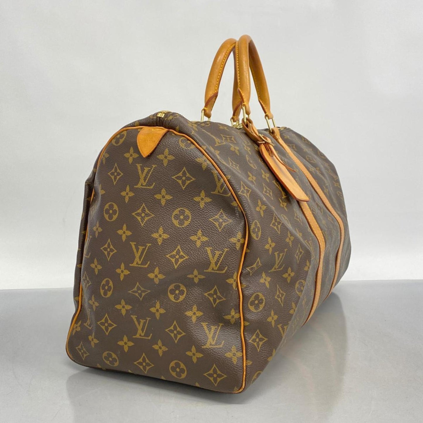Louis Vuitton Keepall 55  Canvas Travel Bag ()