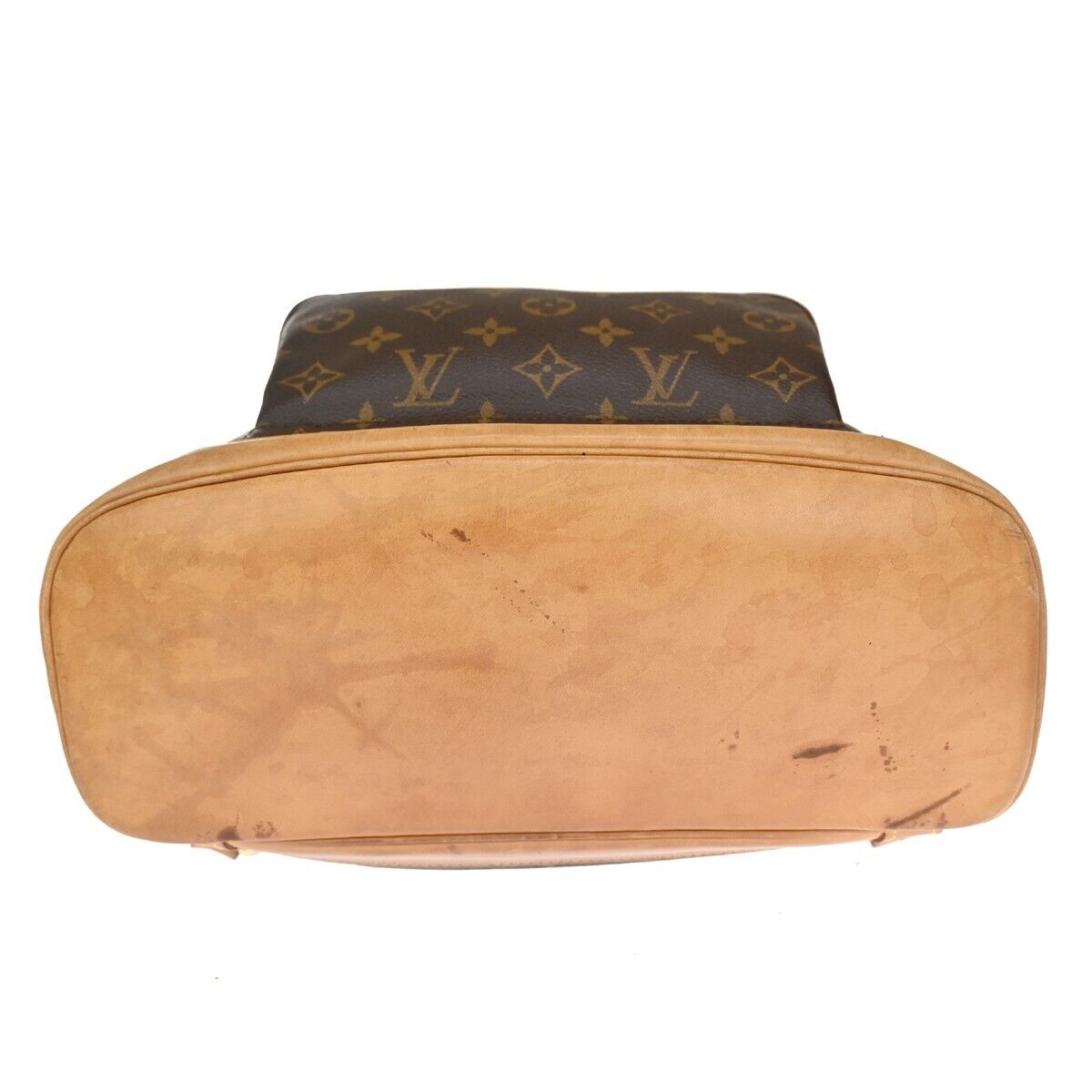 Louis Vuitton Montsouris Gm  Canvas Backpack Bag ()