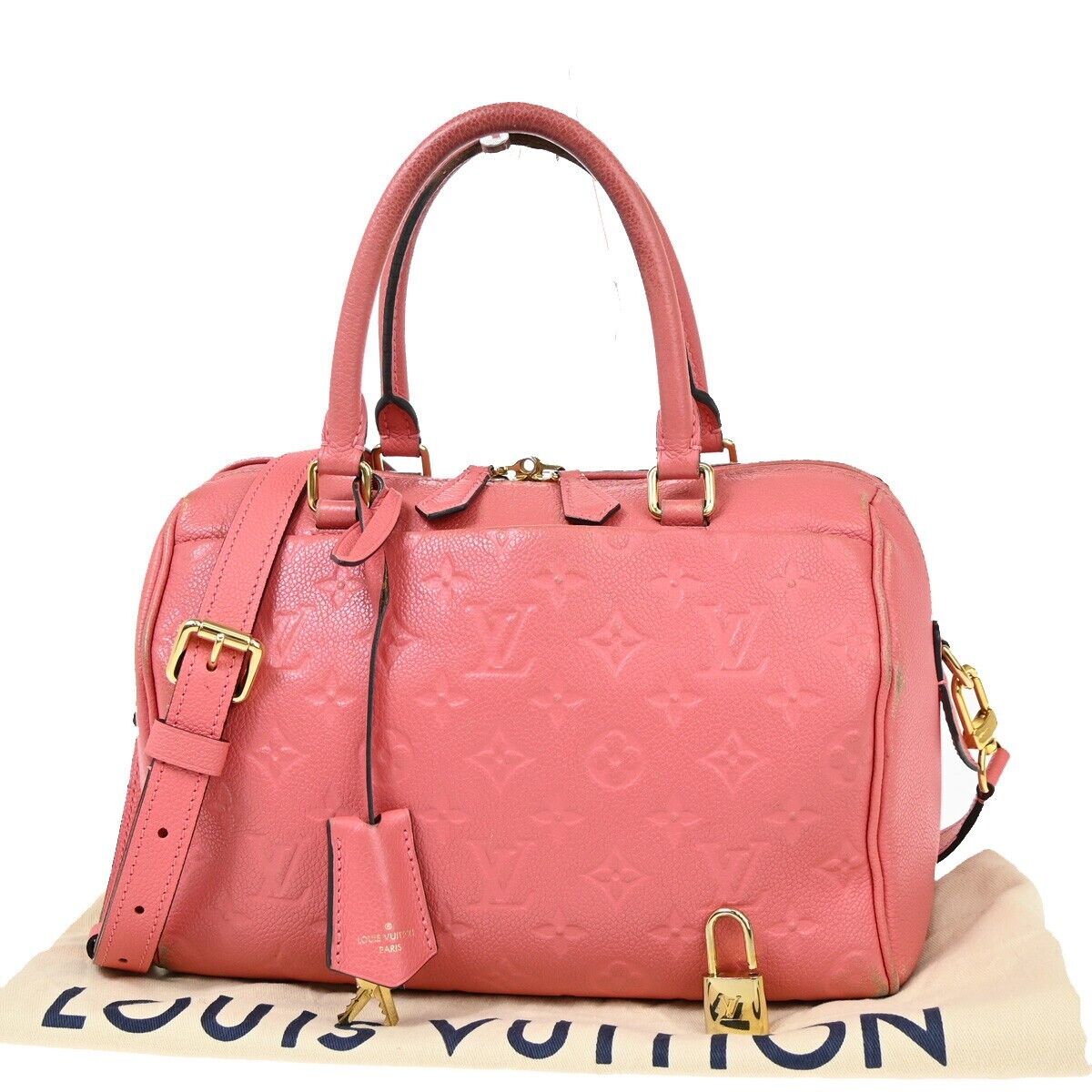 Louis Vuitton Speedy 25  Leather Handbag ()