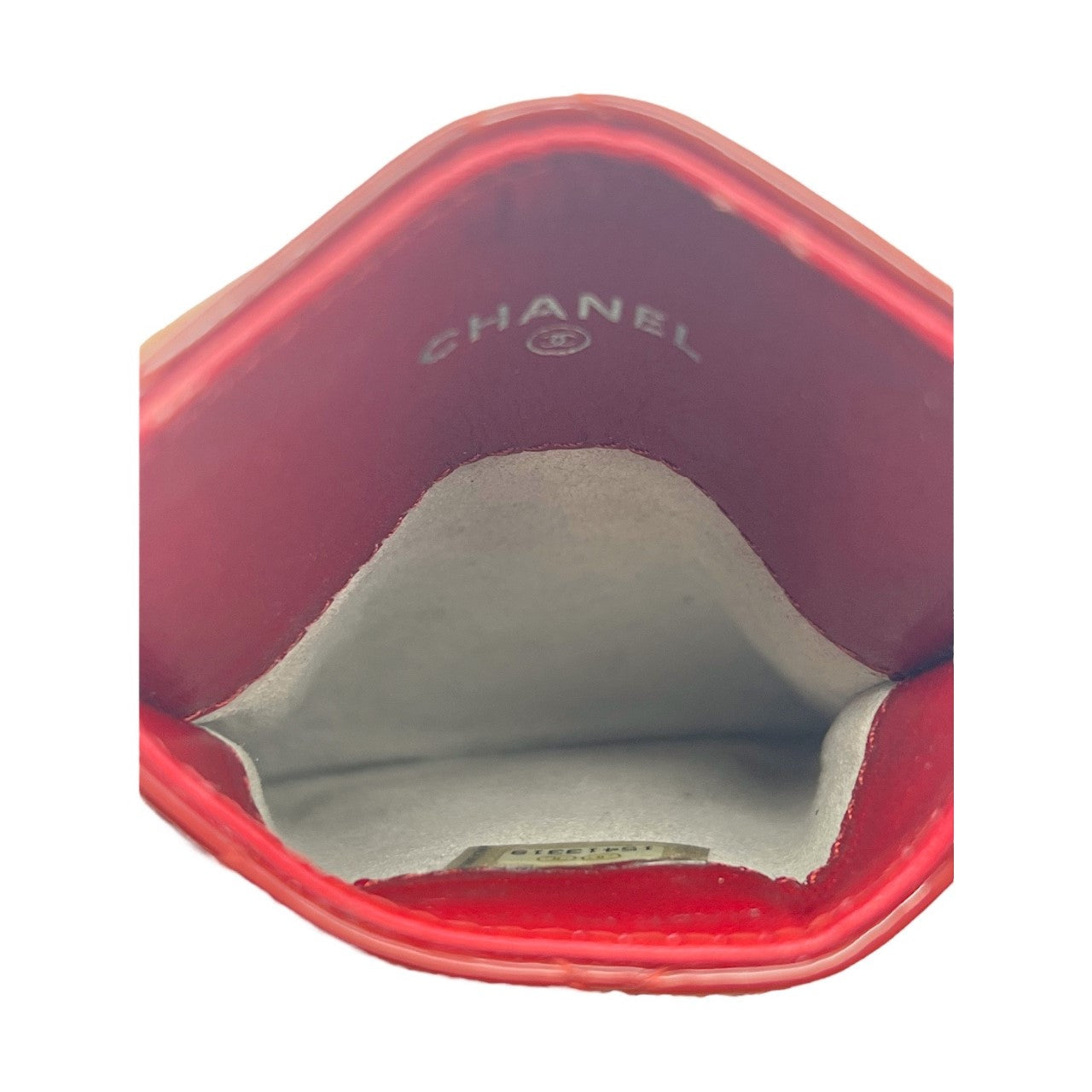 Chanel bag Red Patent Leather Card Holder