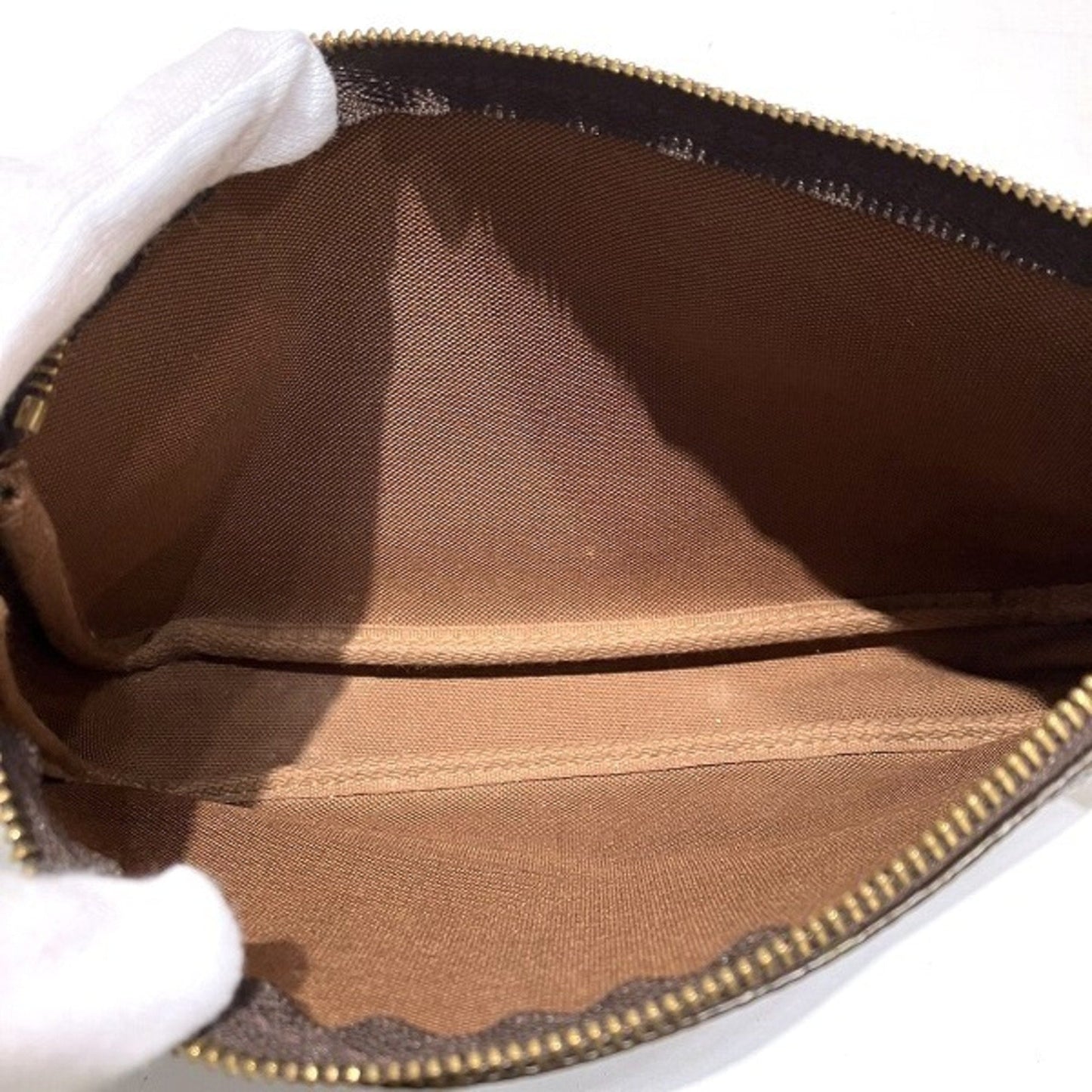 Louis Vuitton Pochette Accessoire  Canvas Clutch Bag ()