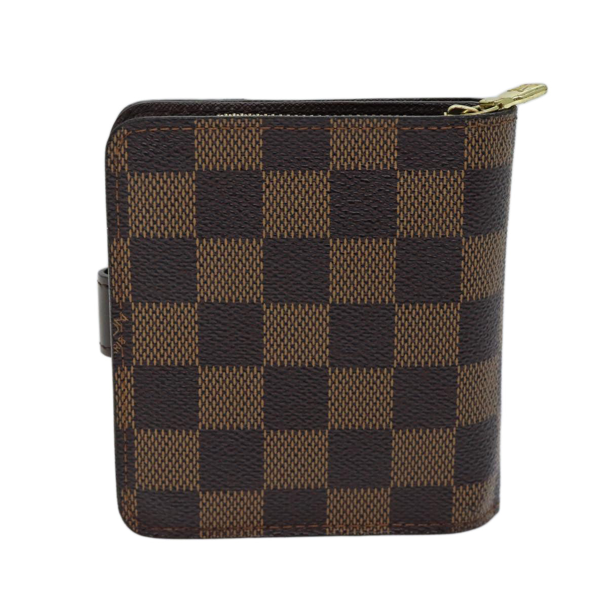 Louis Vuitton Compact Zip  Canvas Wallet  ()