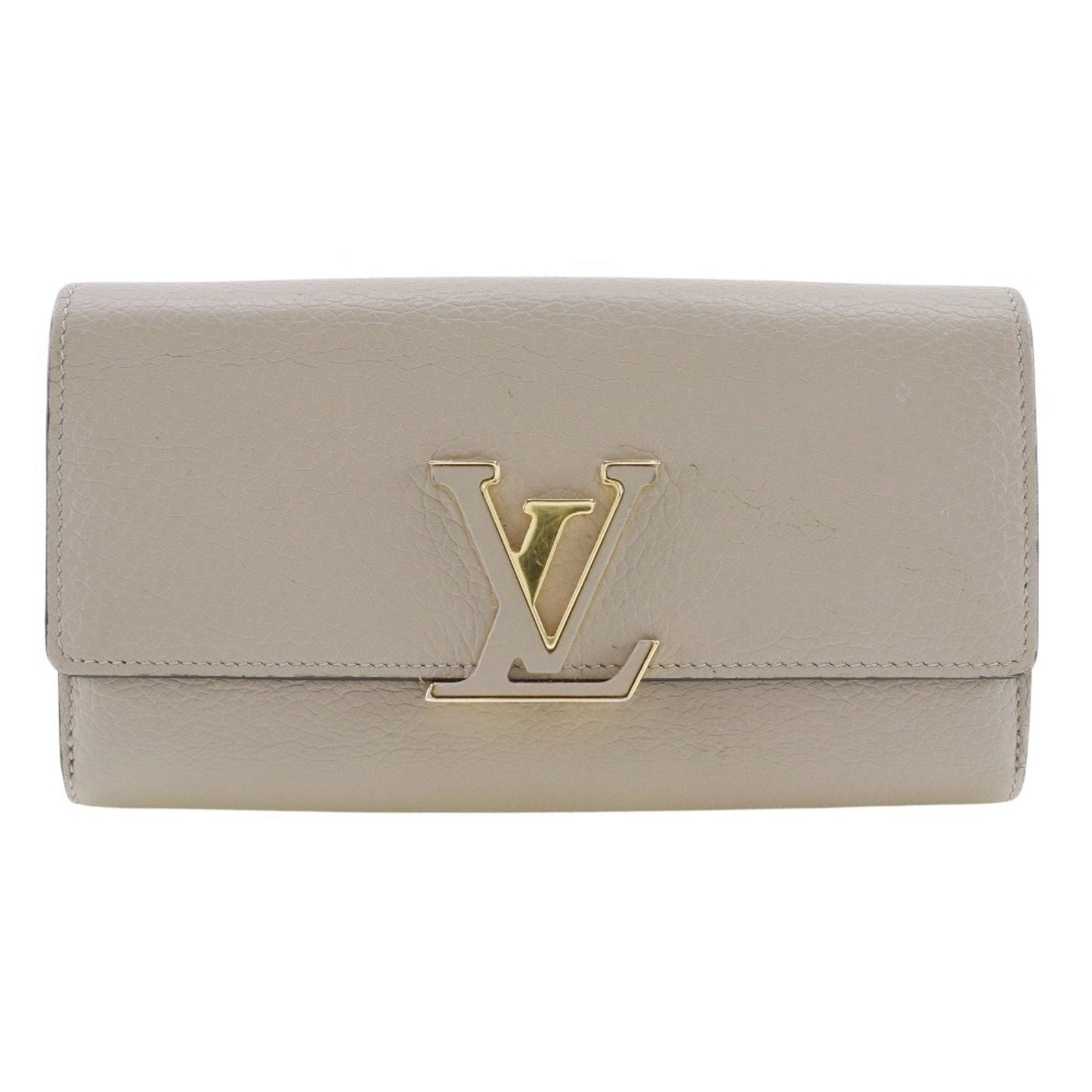 Louis Vuitton Portefeuille Capucines  Leather Wallet  ()