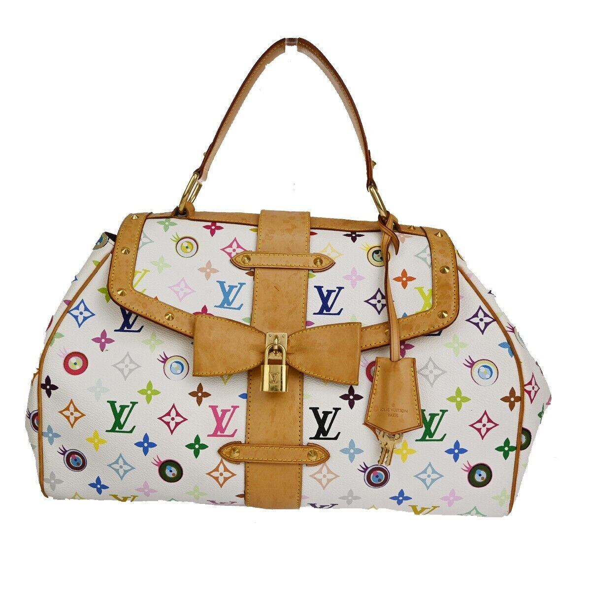 Louis Vuitton Eye Love You  Canvas Handbag ()