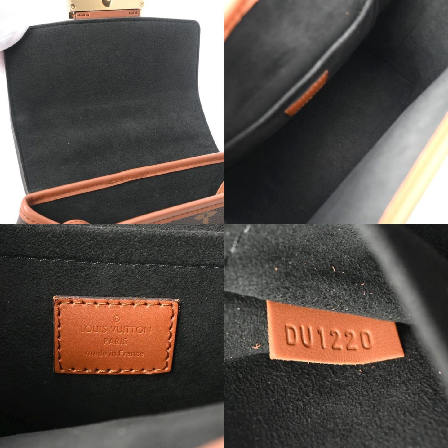 Louis Vuitton Dauphine  Canvas Backpack Bag ()