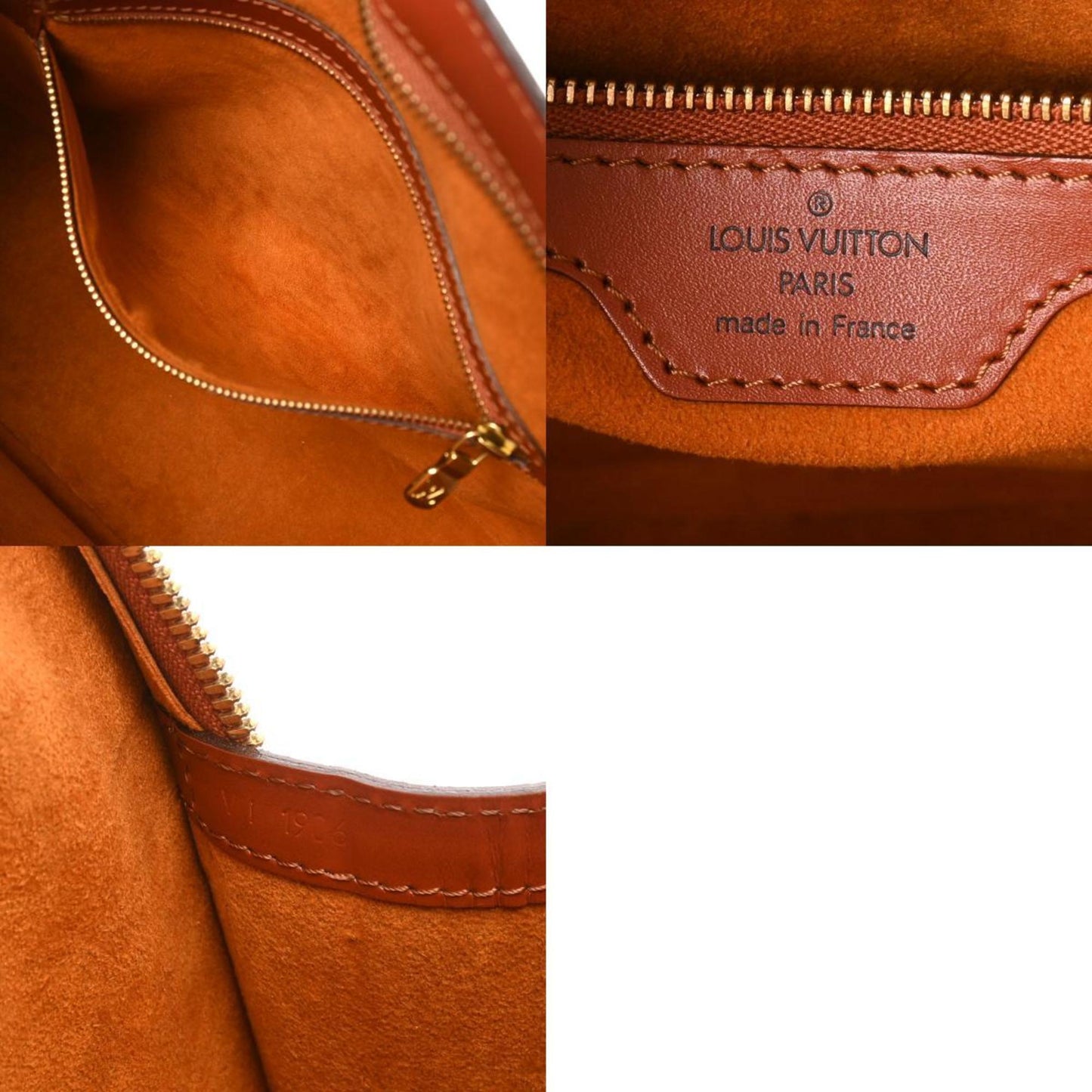 Louis Vuitton Lussac  Leather Shoulder Bag ()