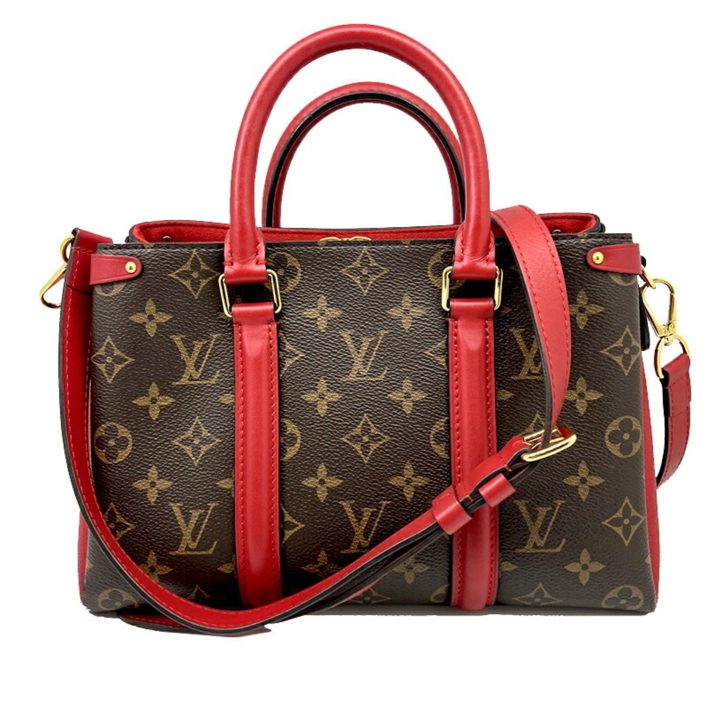 Louis Vuitton Soufflot  Canvas Handbag ()