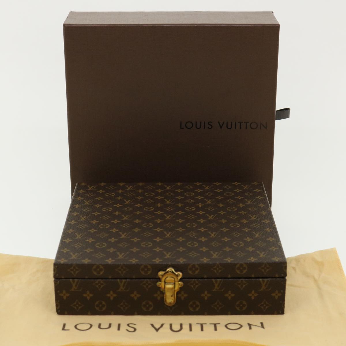 Louis Vuitton Jewelry Case  Canvas Briefcase Bag ()