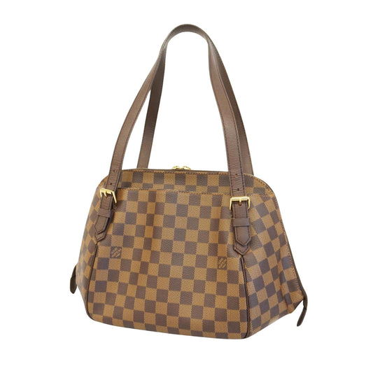 Louis Vuitton Belem Mm  Canvas Shoulder Bag ()