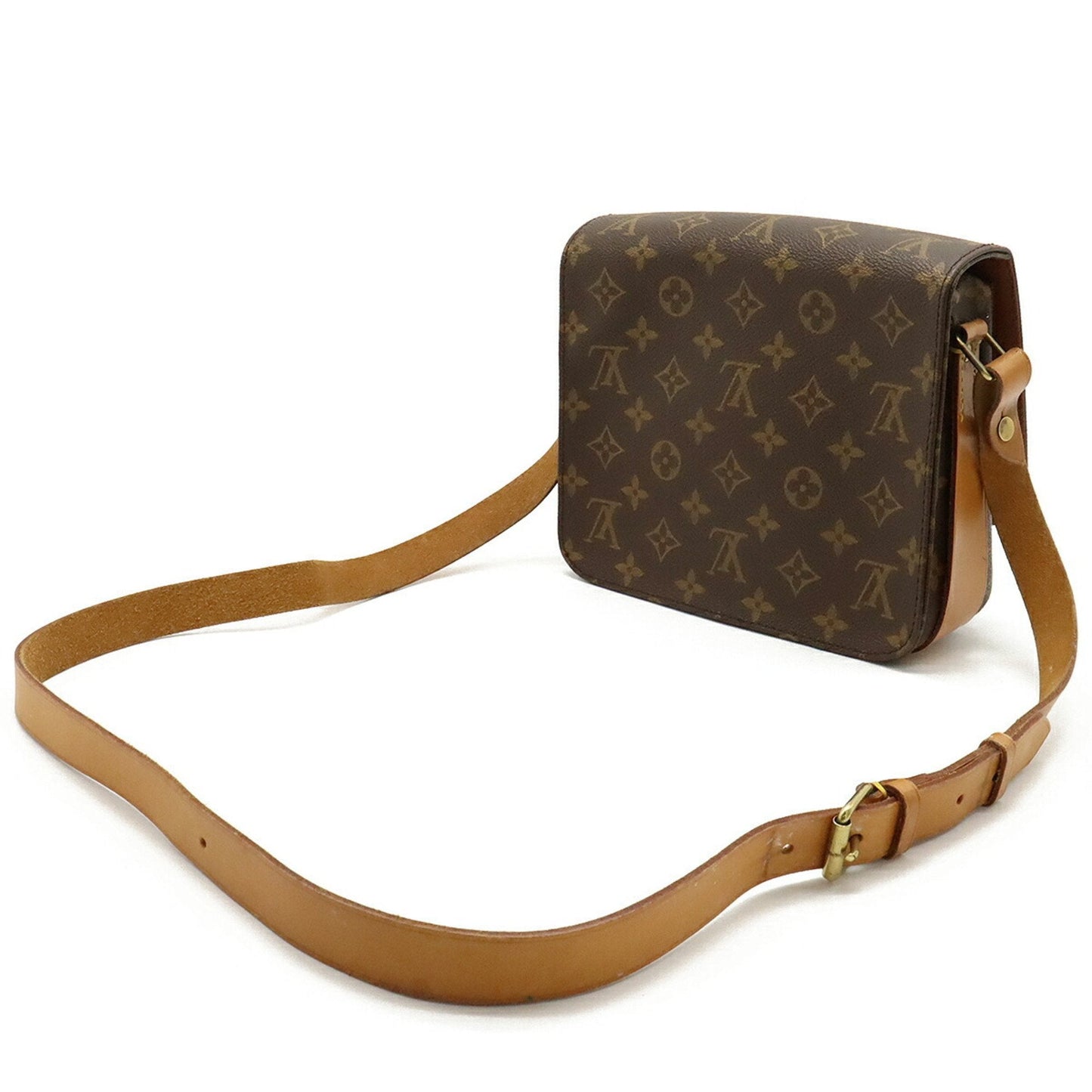Louis Vuitton Cartouchière  Canvas Shoulder Bag ()