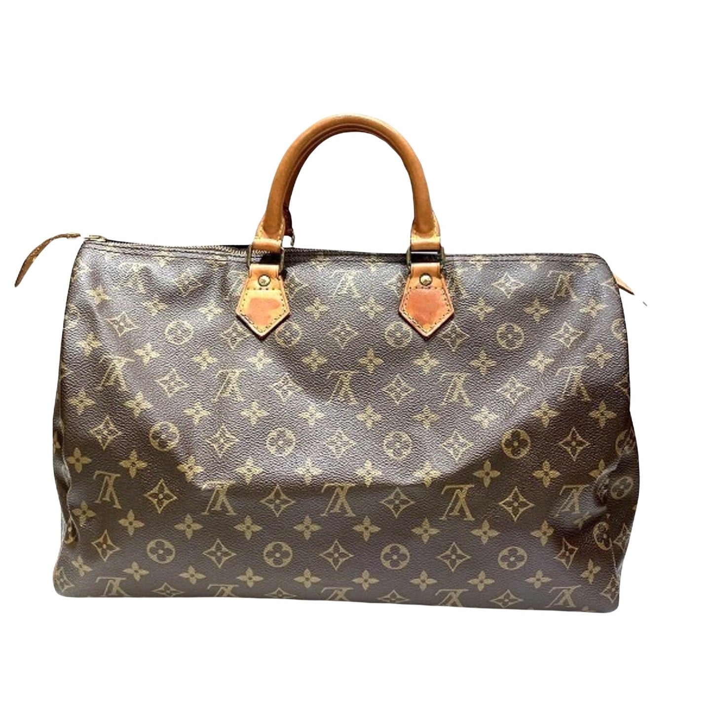 Louis Vuitton Speedy 40  Canvas Handbag ()