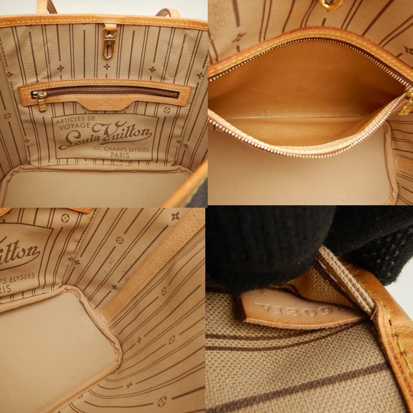 Louis Vuitton Neverfull Pm  Canvas Tote Bag ()