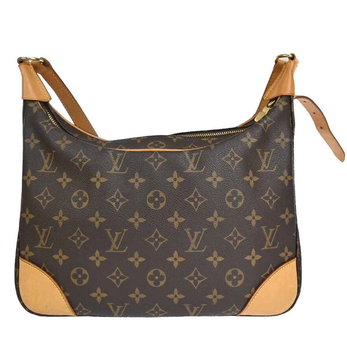 Louis Vuitton Boulogne  Canvas Shoulder Bag ()