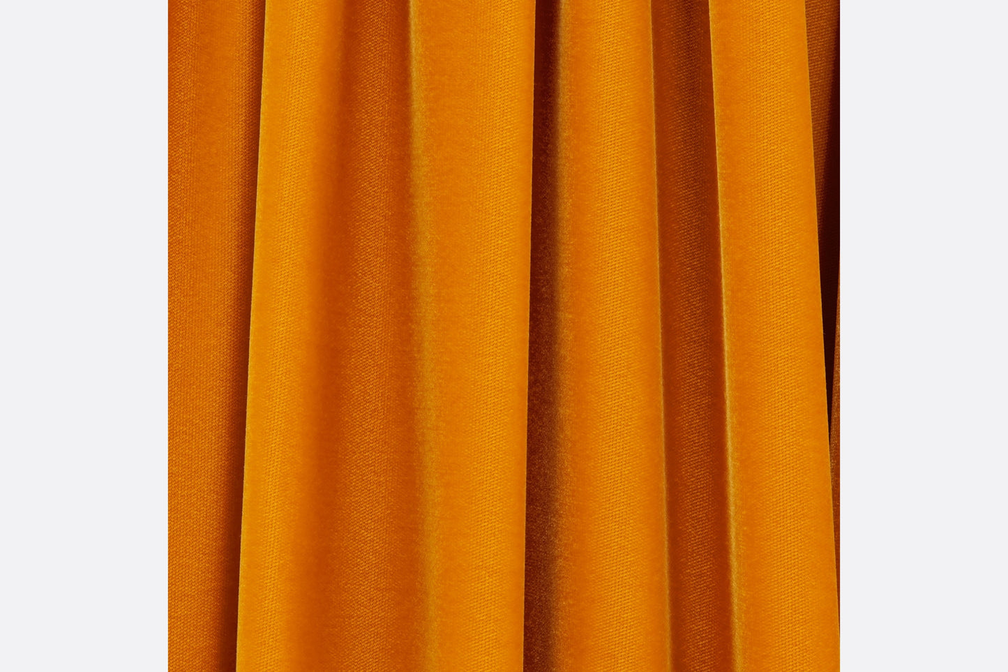 Mid-Length Flared Skirt • Orange Velvet
