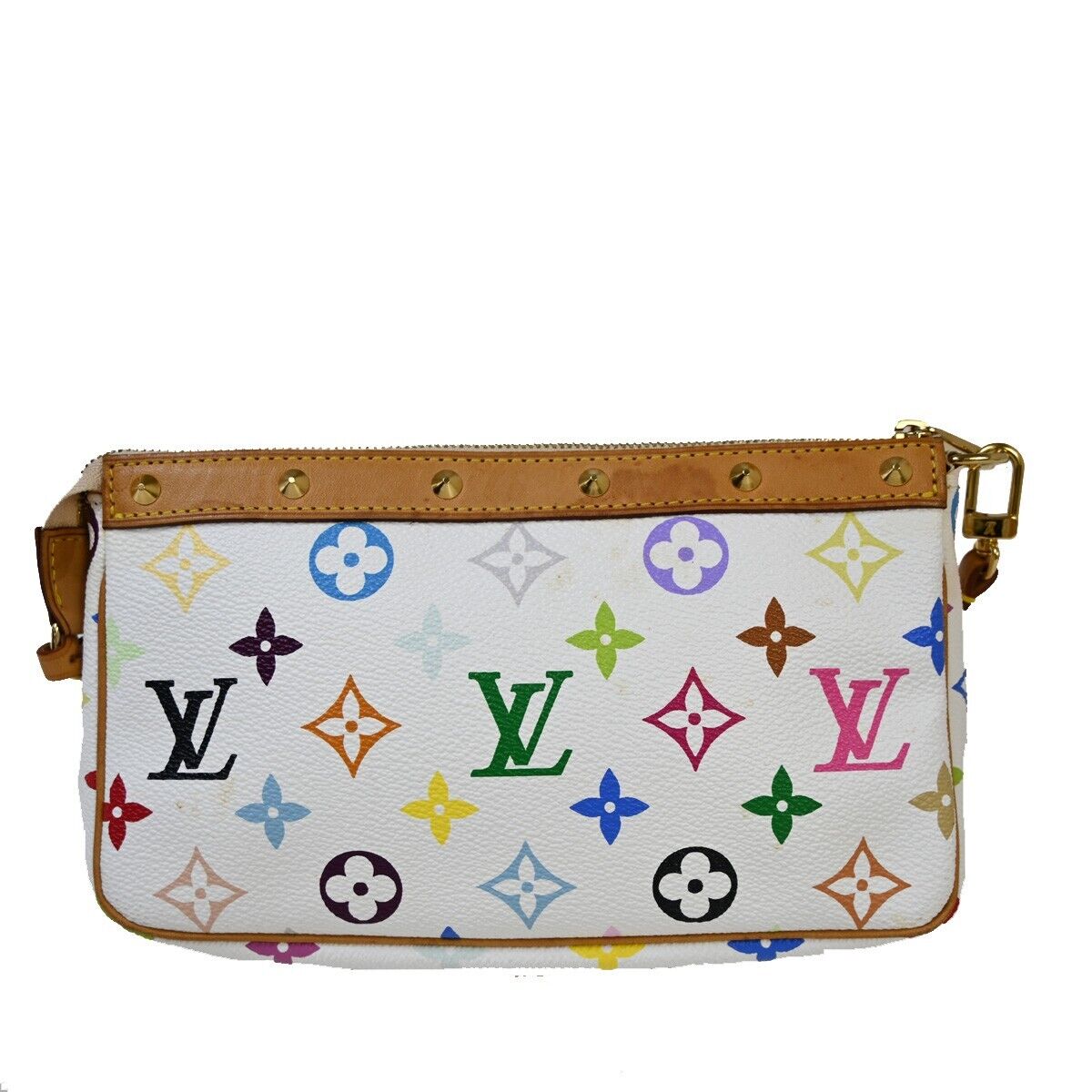 Louis Vuitton Pochette Accessoires  Canvas Clutch Bag ()