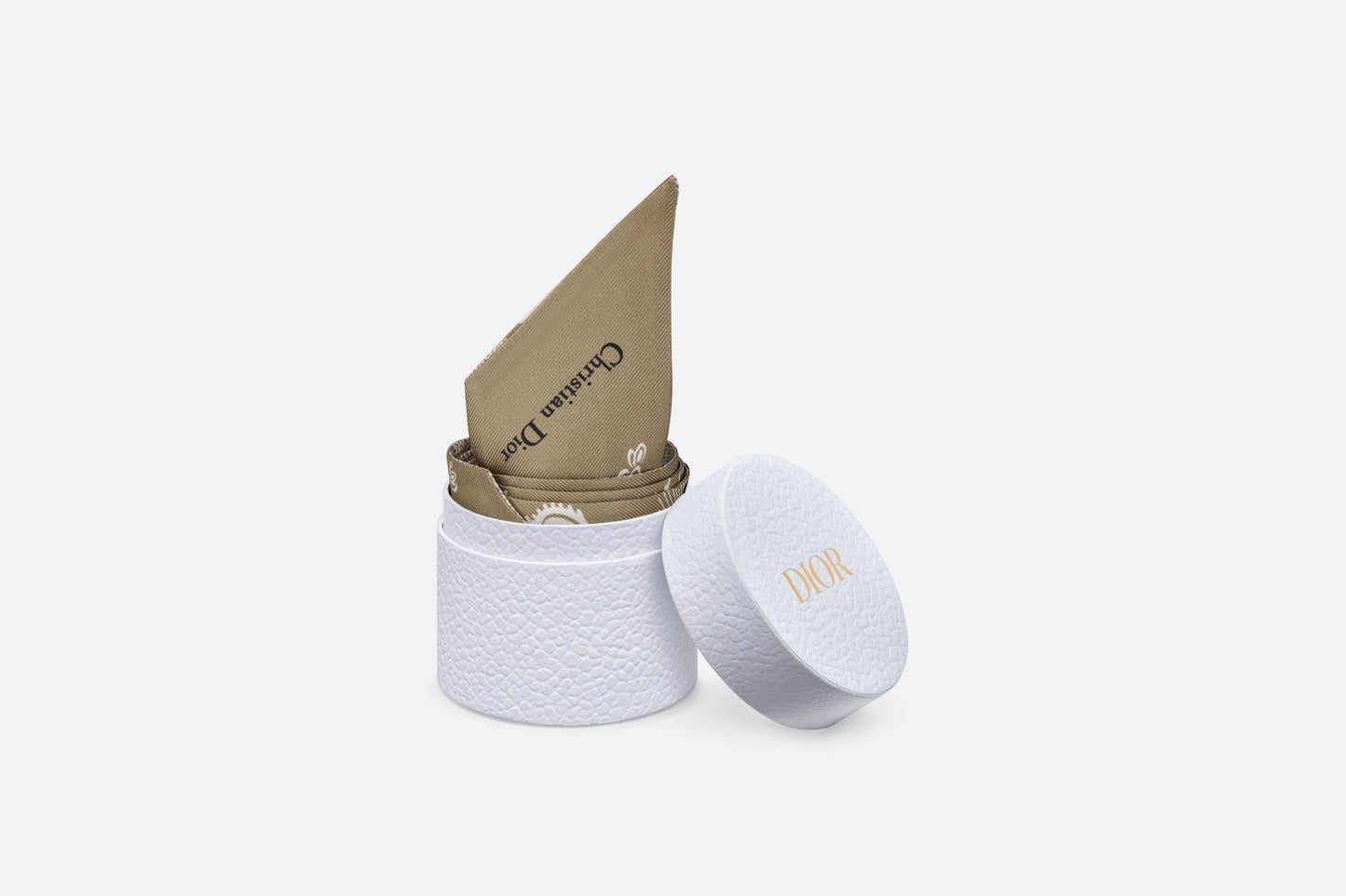 Butterfly Bandana Mitzah Scarf • Beige Multicolor Silk Twill