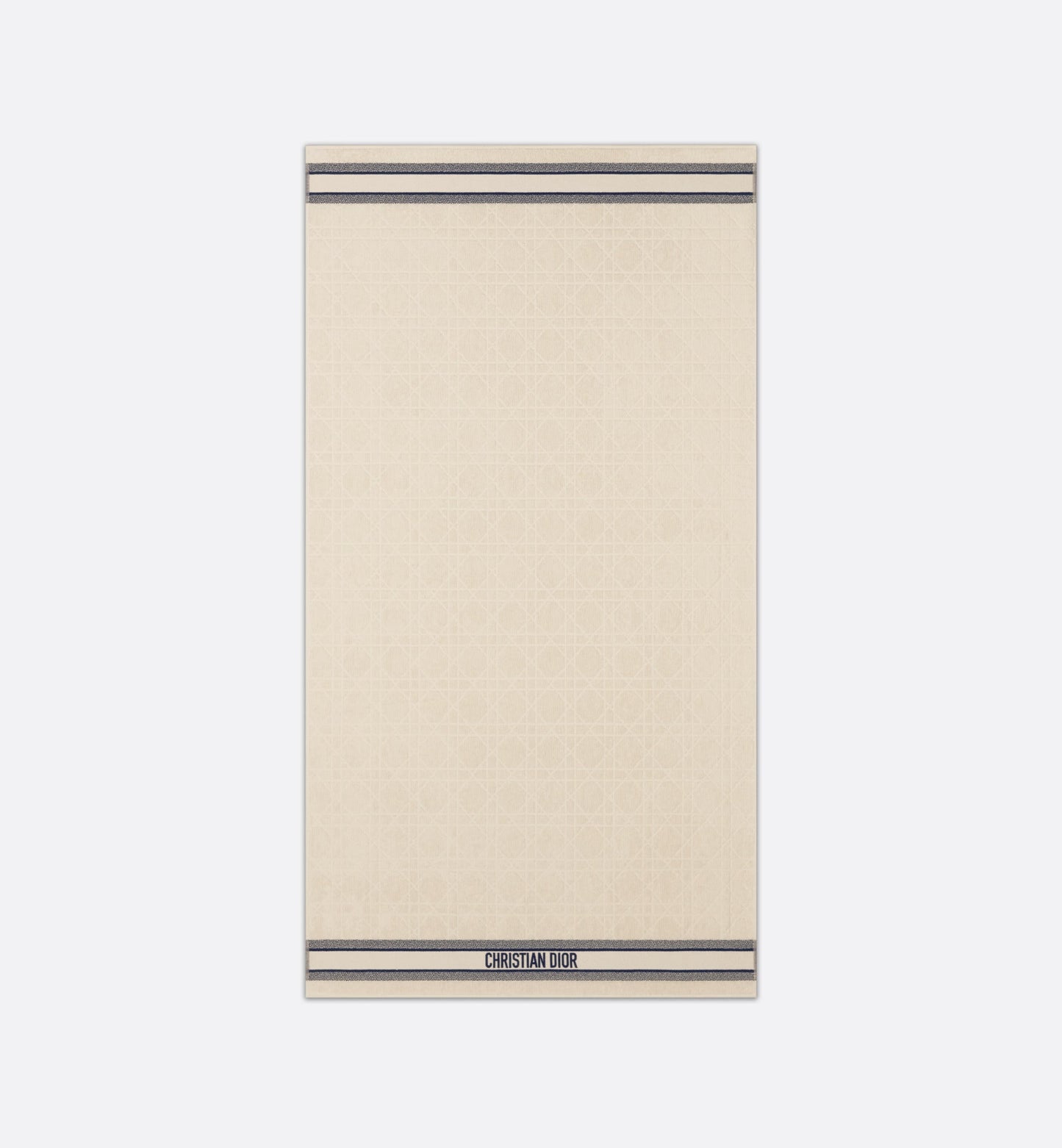 Macrocannage Beach Towel • Off-White Cotton