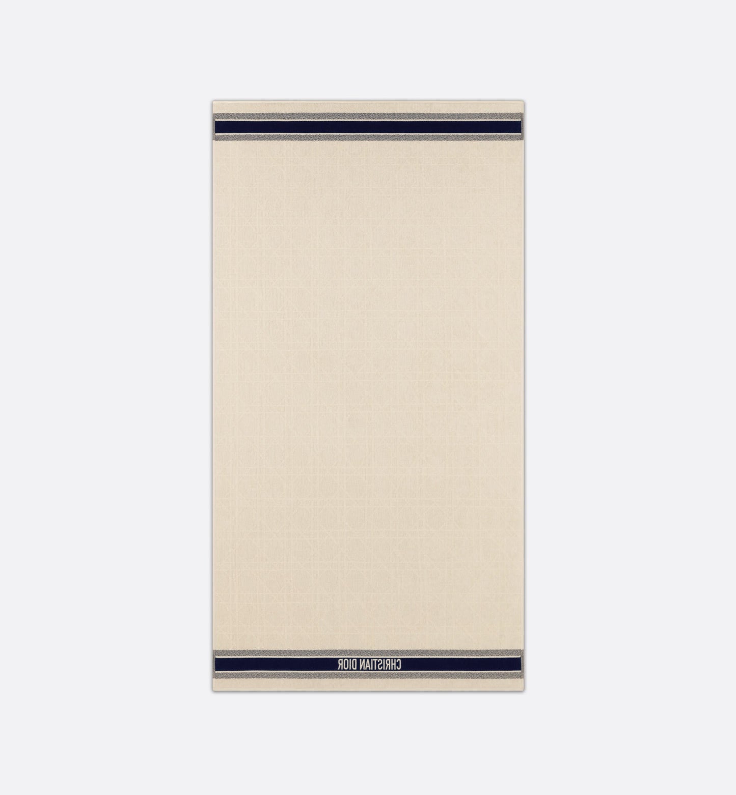 Macrocannage Beach Towel • Off-White Cotton