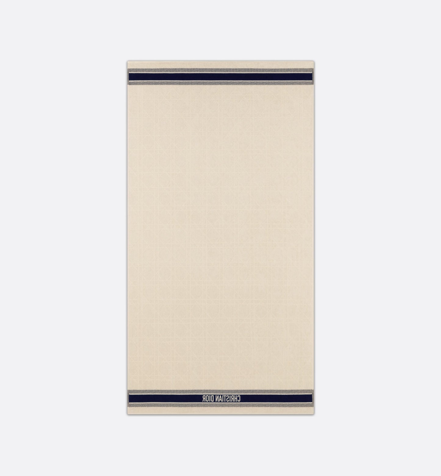 Macrocannage Beach Towel • Off-White Cotton