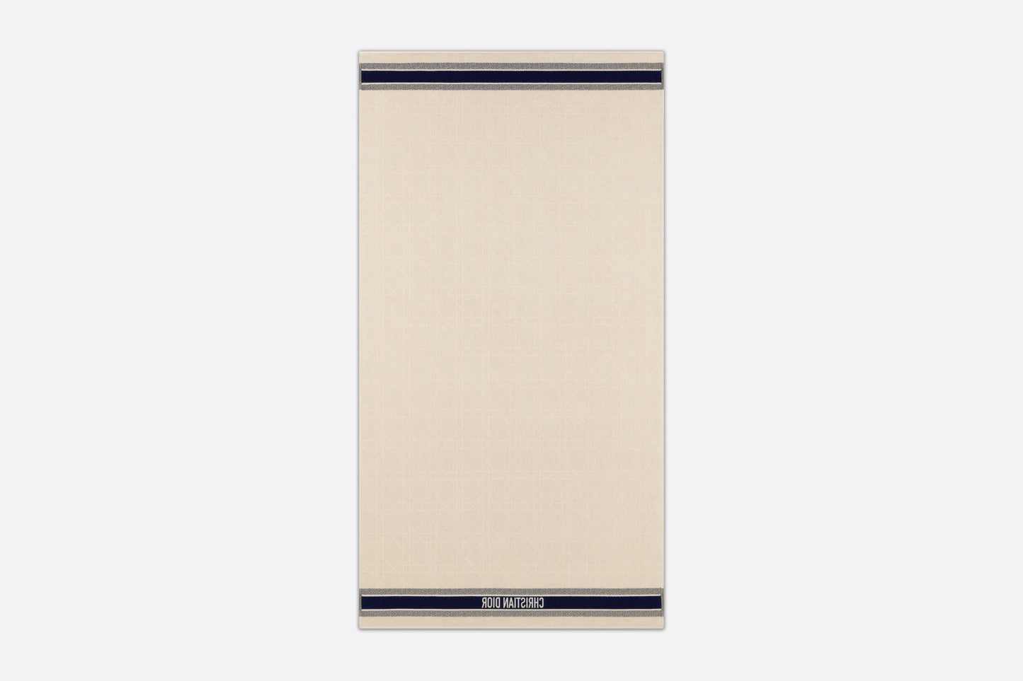 Macrocannage Beach Towel • Off-White Cotton