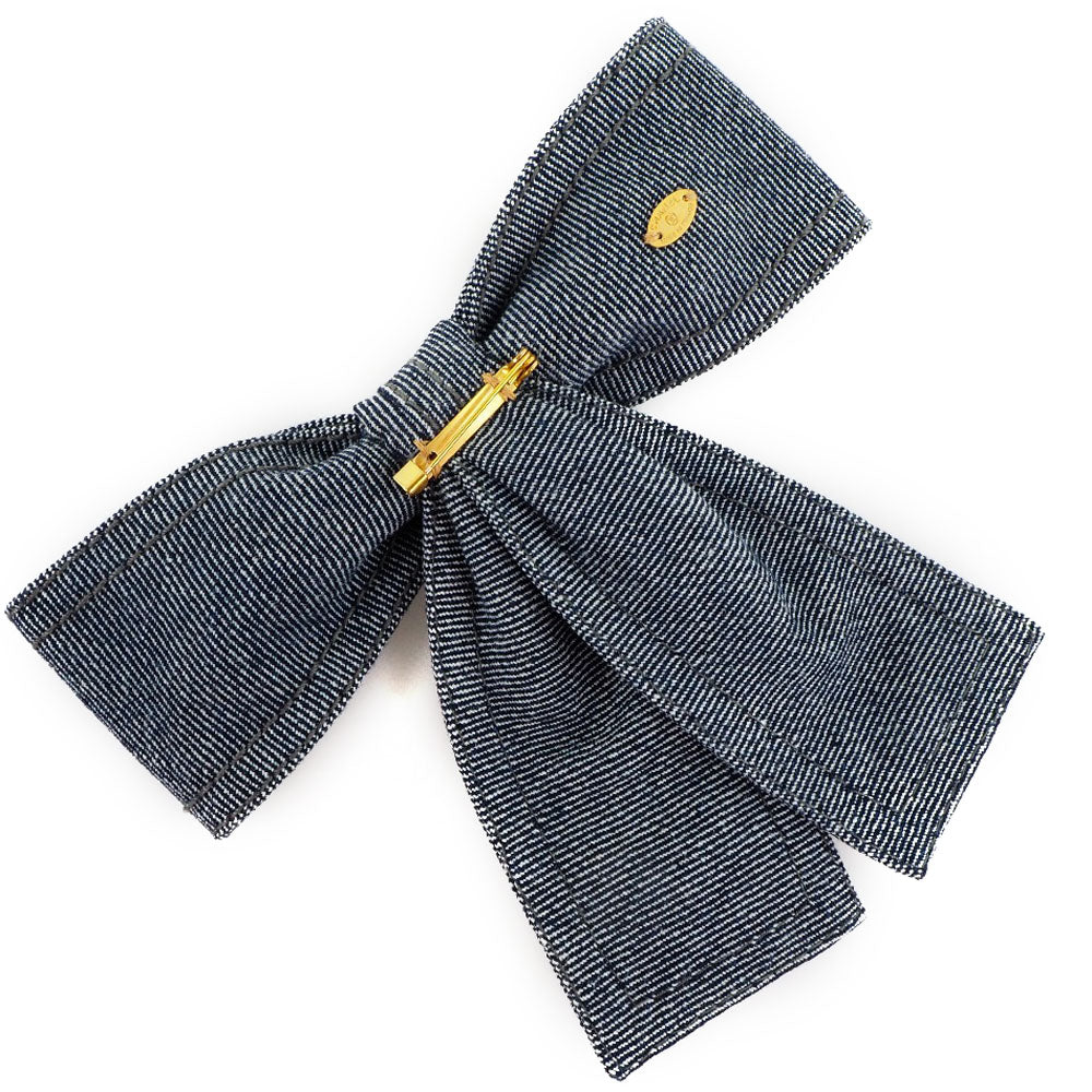 Chanel Blue Denim - Jeans Brooch Jewelry ()