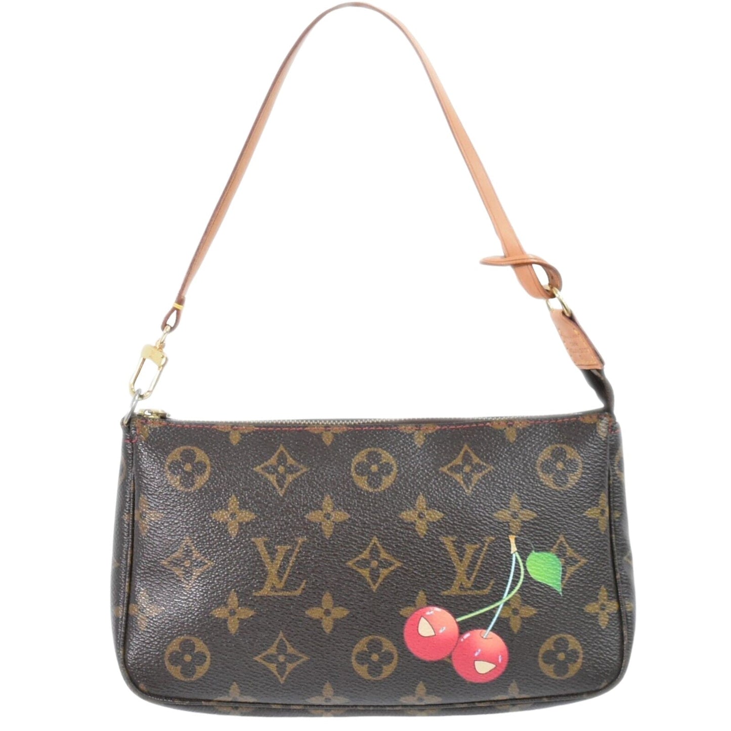 Louis Vuitton Pochette Accessoire  Canvas Clutch Bag ()