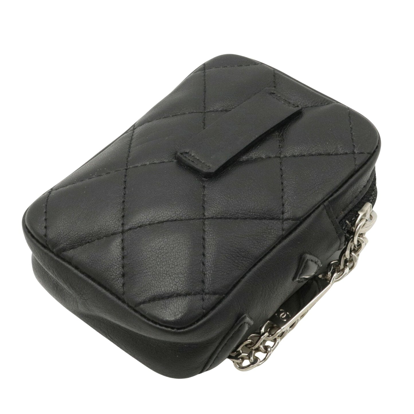 Chanel Black Leather  wallet accessories