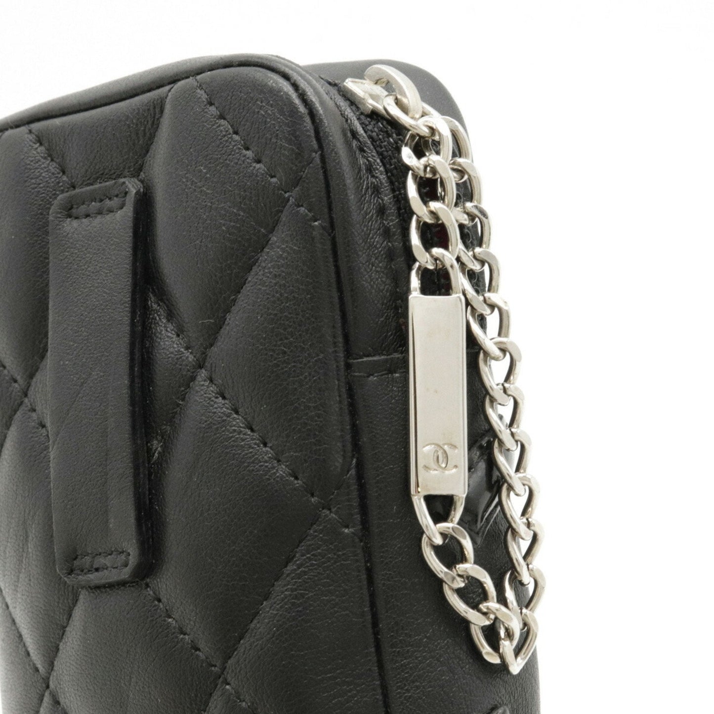 Chanel Black Leather  wallet accessories