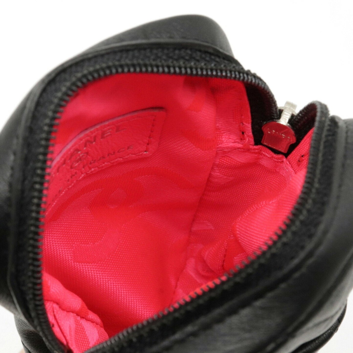 Chanel Black Leather  wallet accessories