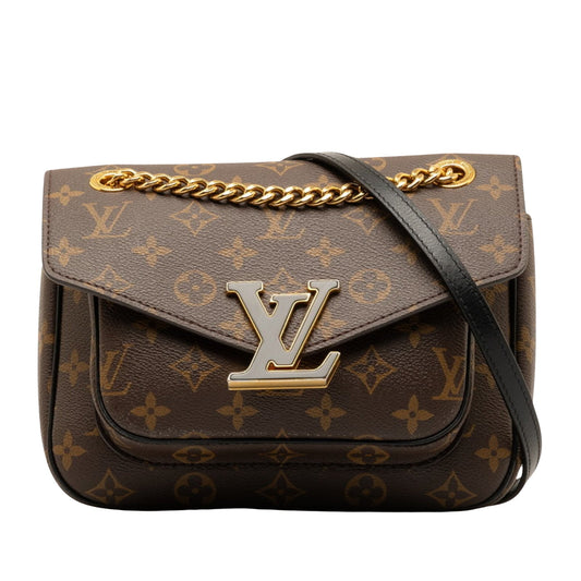 Louis Vuitton Passy  Canvas Shoulder Bag ()