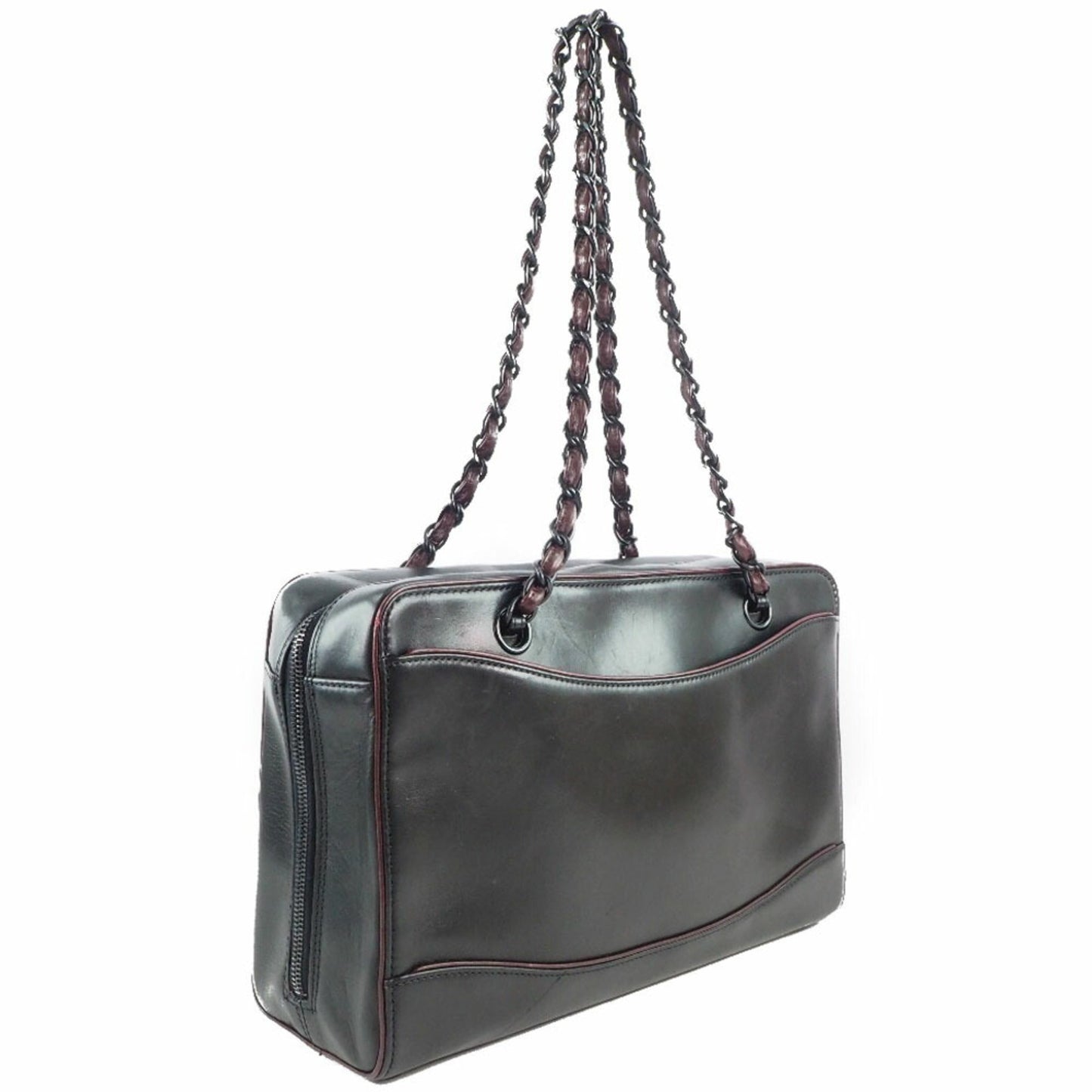 Chanel Brown Calfskin  shoulder bag