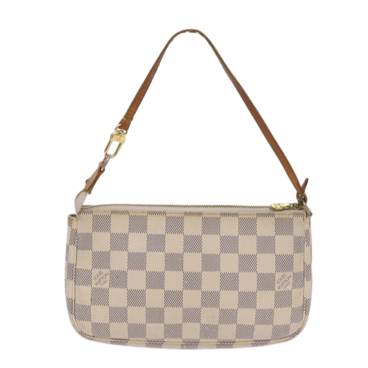 Louis Vuitton Pochette Accessoire  Canvas Clutch Bag ()