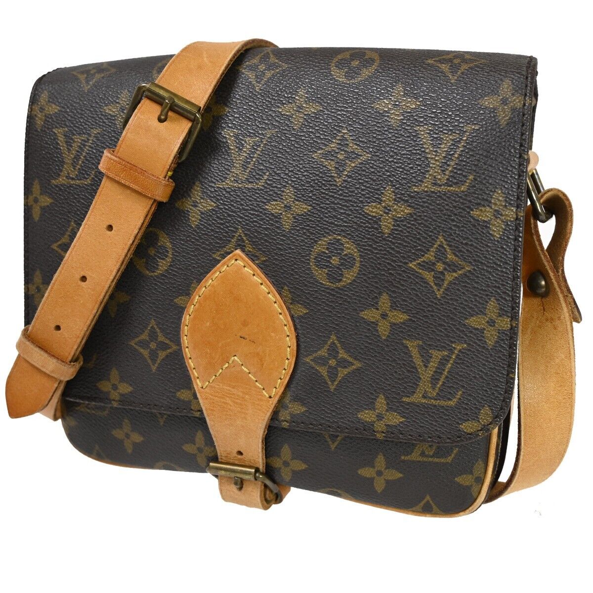 Louis Vuitton Cartouchiere  Canvas Shoulder Bag ()