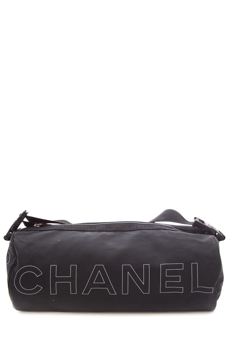 Chanel 2008/09 Black Sports CC Barrel Bag
